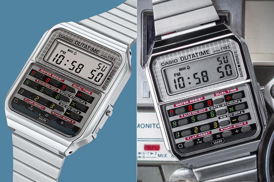 Limited Edition Casio x Back to the Future Outatime Watch
