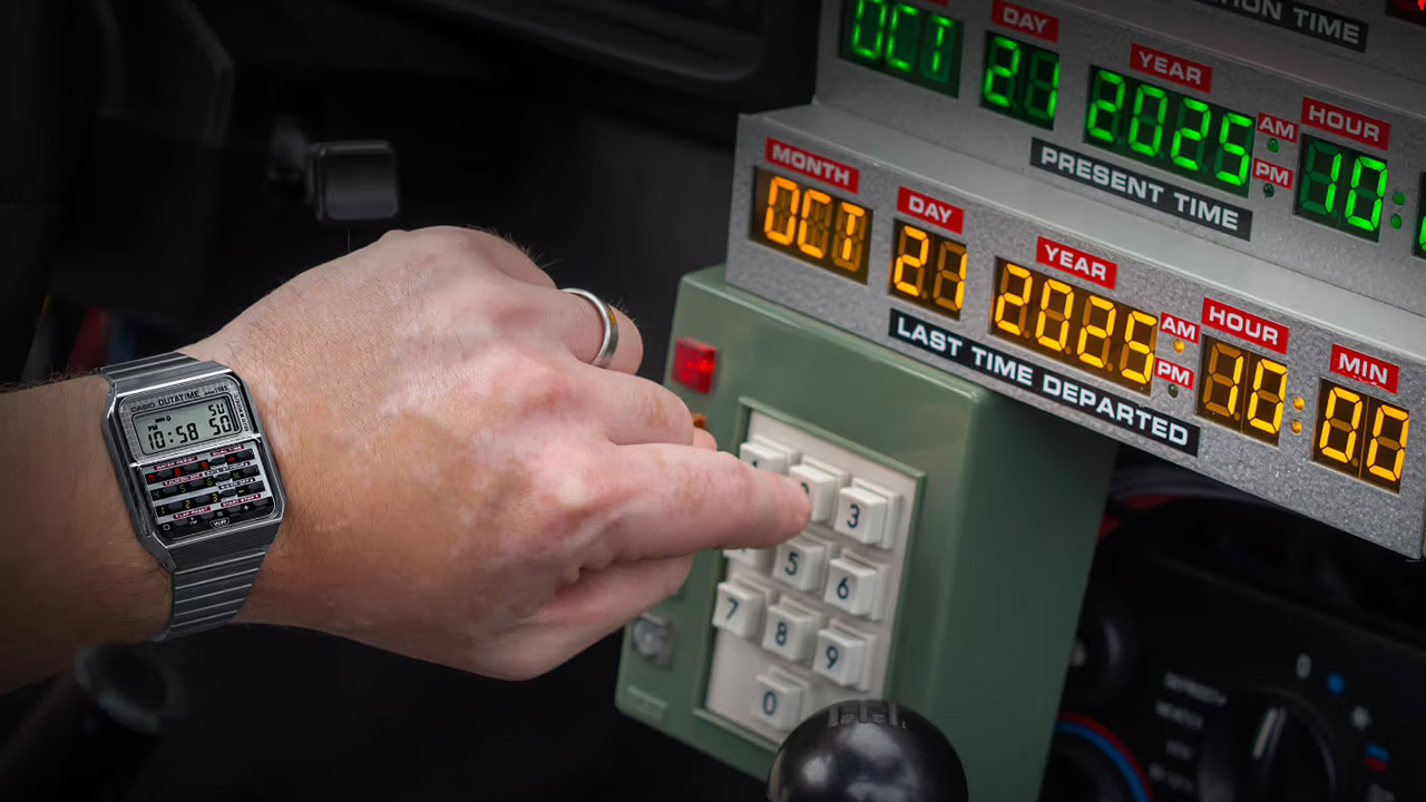 Limited Edition Casio x Back to the Future OUTATIME Watch CA-500WEBF