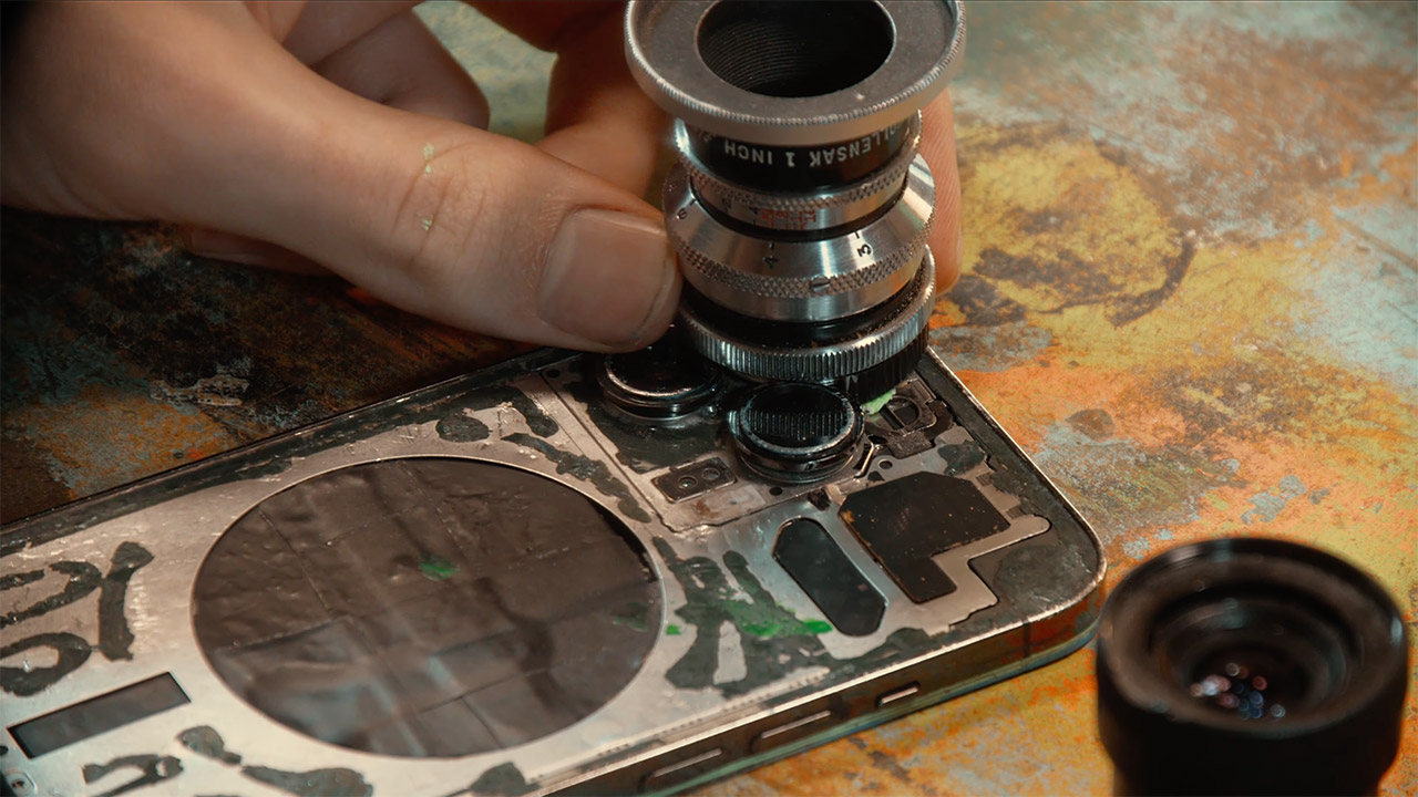 DIY Lens Mod Broken iPhone Cinema Camera