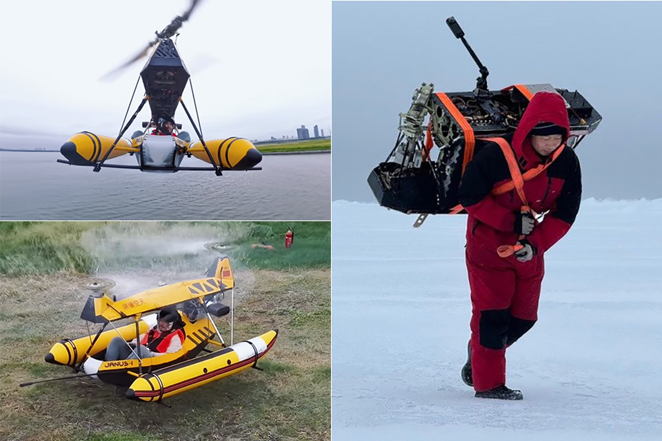 Janus-I Suitcase Helicopter