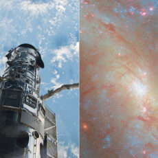 Hubble Spiral Galaxy NGC 7496 Crane Grus