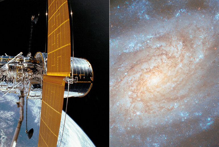 Hubble Space Telescope NGC 3370 Leo Constellation