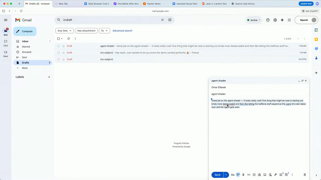 OpenAI ChatGPT Atlas Browser Launch