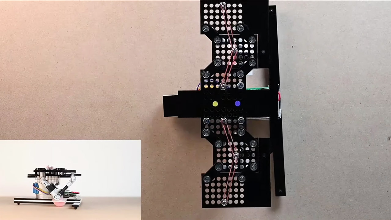 Rubber Band Programmed Powered Robots