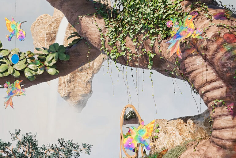 NVIDIA Bonsai Diorama Tech Demo RTX Mega Geometry
