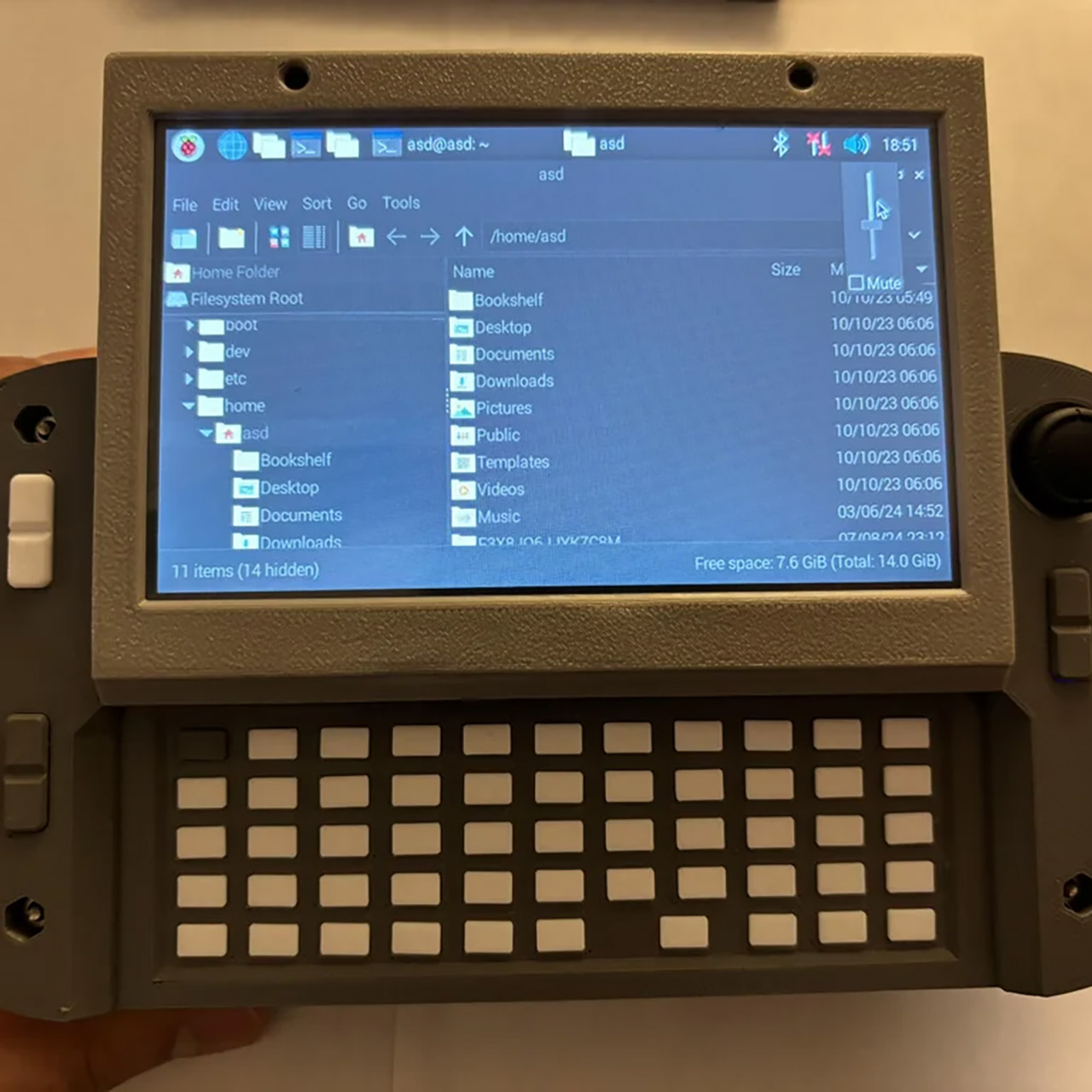 MutantC Raspberry Pi Handheld PC