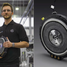 YASA Axial Flux Prototype Motor EV Mercedes