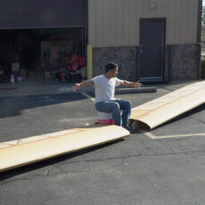Flyable Airplane Wing Cardboard Trash
