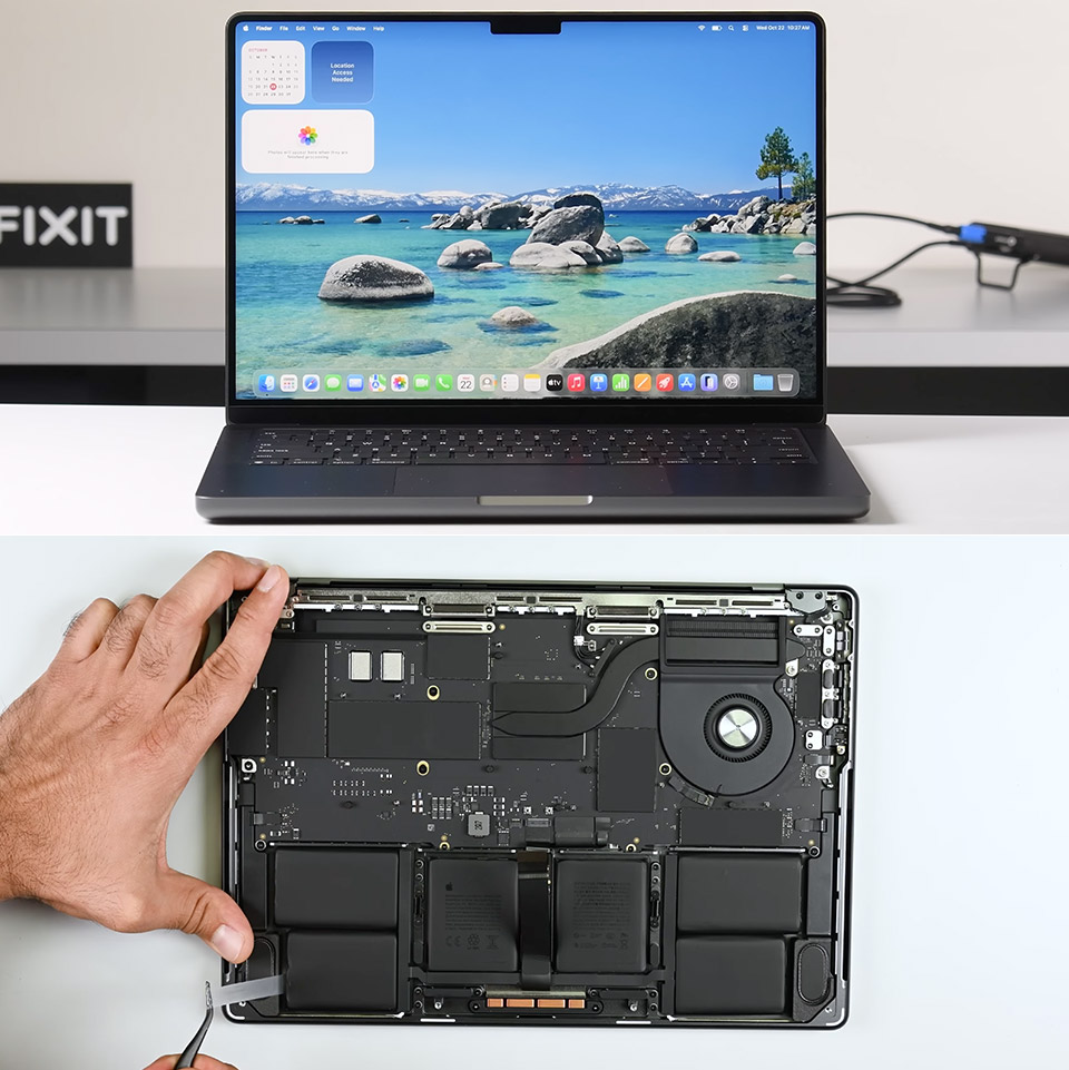 MacBook Pro M5 Teardown Disassembly Battery Replacement