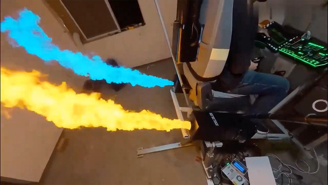 Ultimate Fighter Jet Simulator Rig