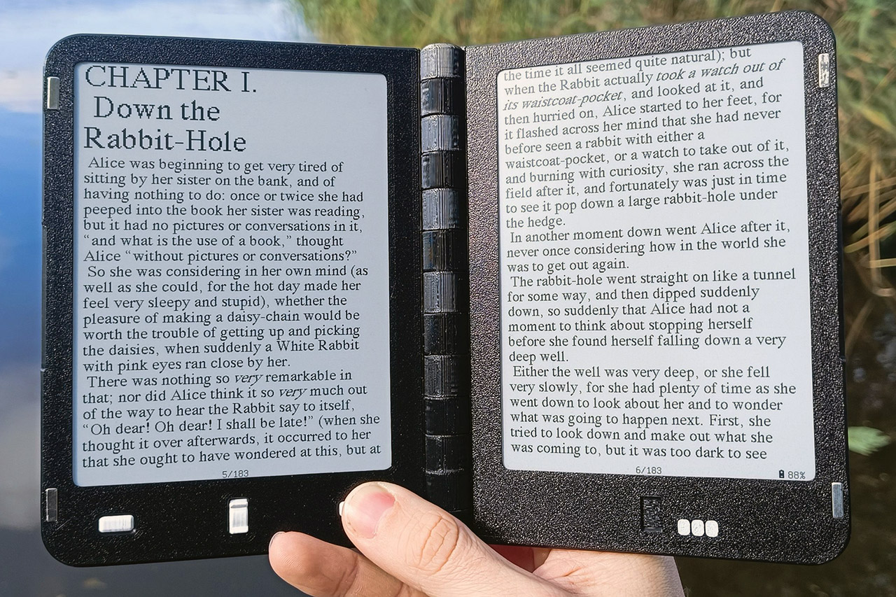 Diptyx E-Reader Dual-Screen Open-Source