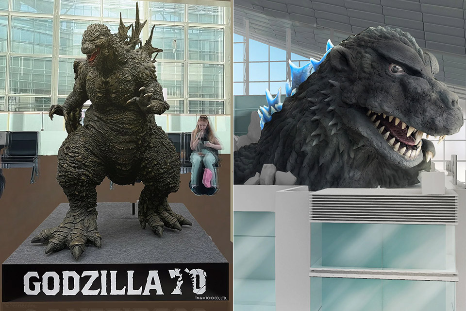 Godzilla Tokyo Haneda Airport December Terminal 3