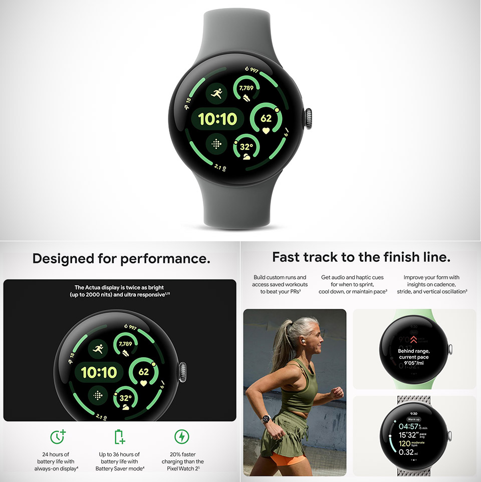 Pixel Watch 3 Smartwatch 2025