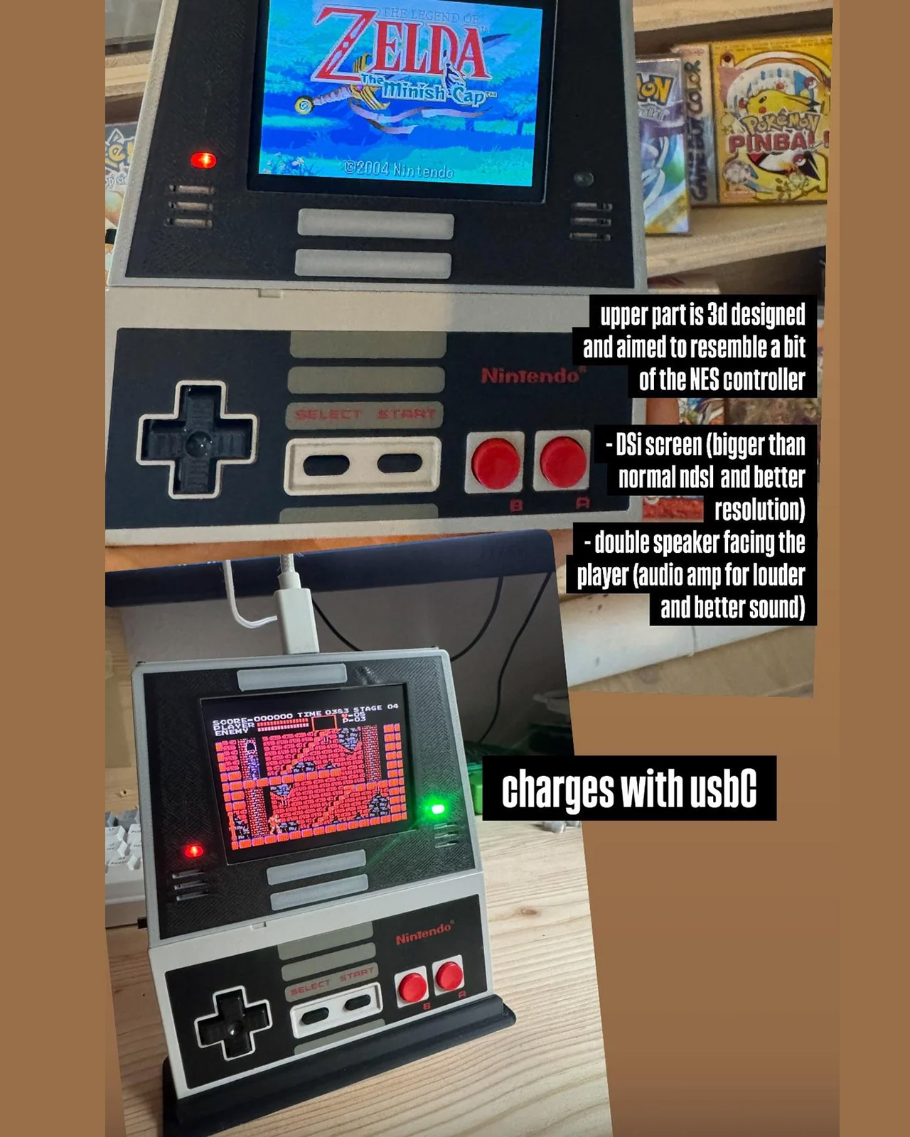 NES-BOY Advance Nintendo DSi Handheld Mod