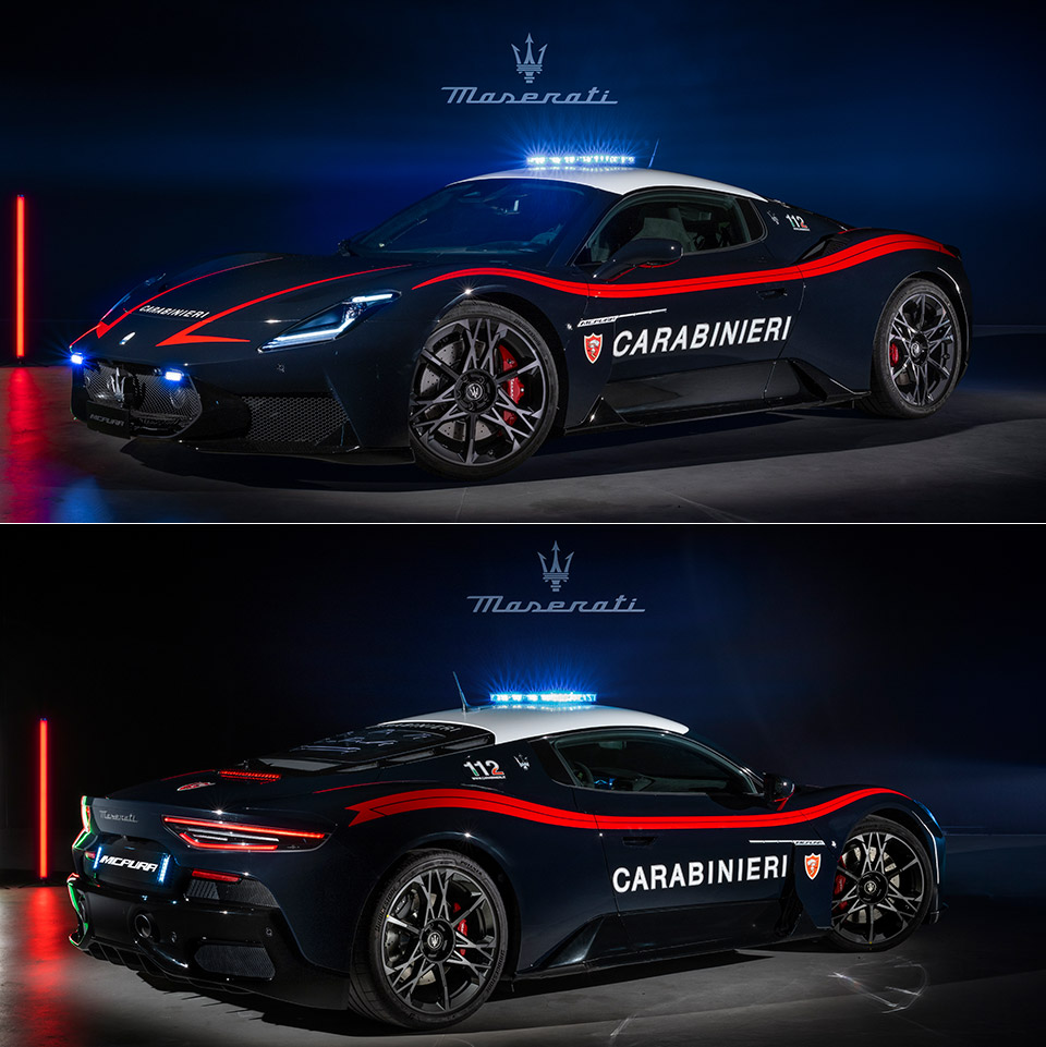 Maserati MCPURA Italy Carabinieri Police Force