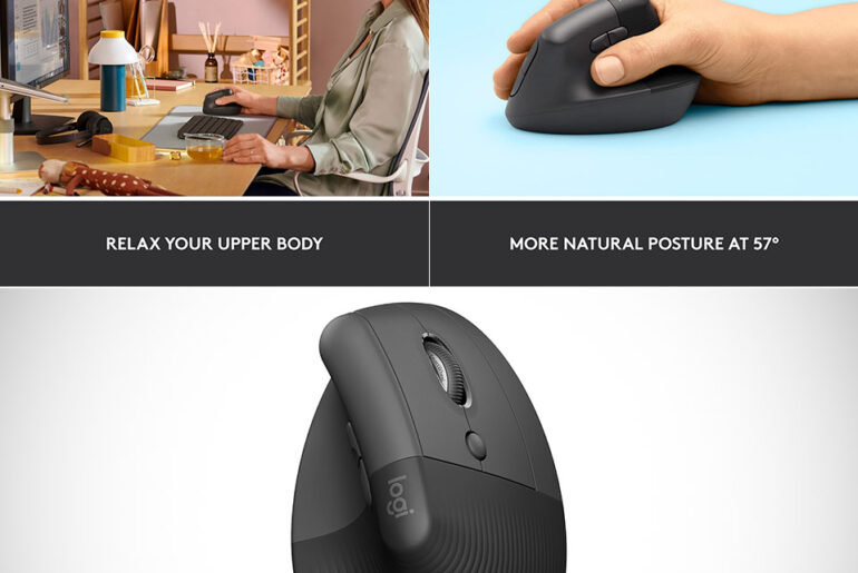 Logitech Lift Vertical Ergonomic Mouse is One That Fits Your Hand for $49.99, Not the Other Way Around Logitech Lift Vertical Ergonomic Mouse