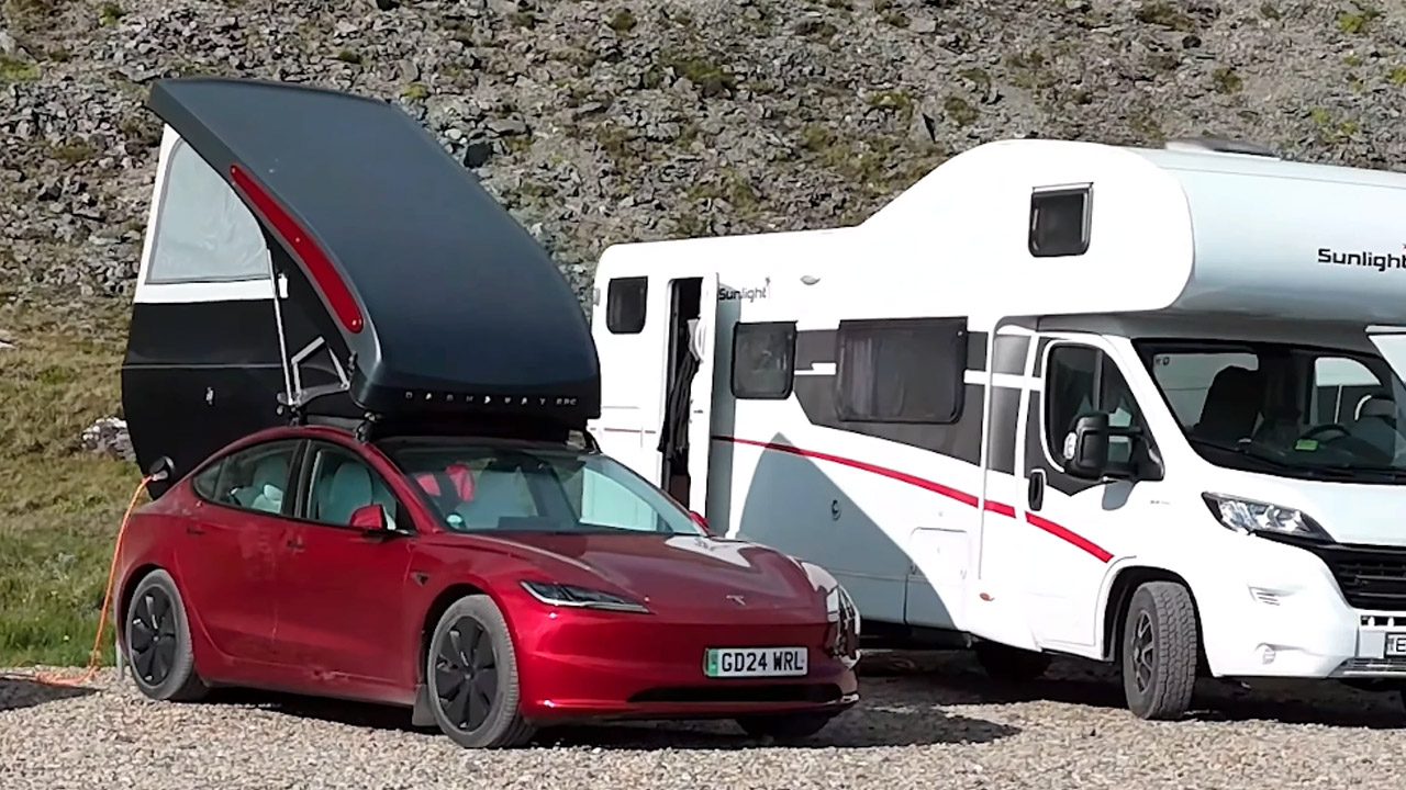 wheelhome Dashaway eCT Tesla Model 3 Micro Camper