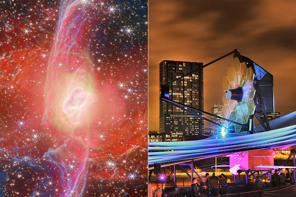 James Webb Space Telescope Red Spider Nebula NGC 6537