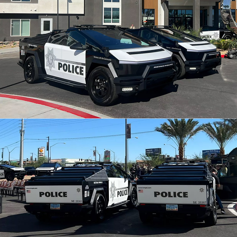 Las Vegas Police Tesla Cybertruck