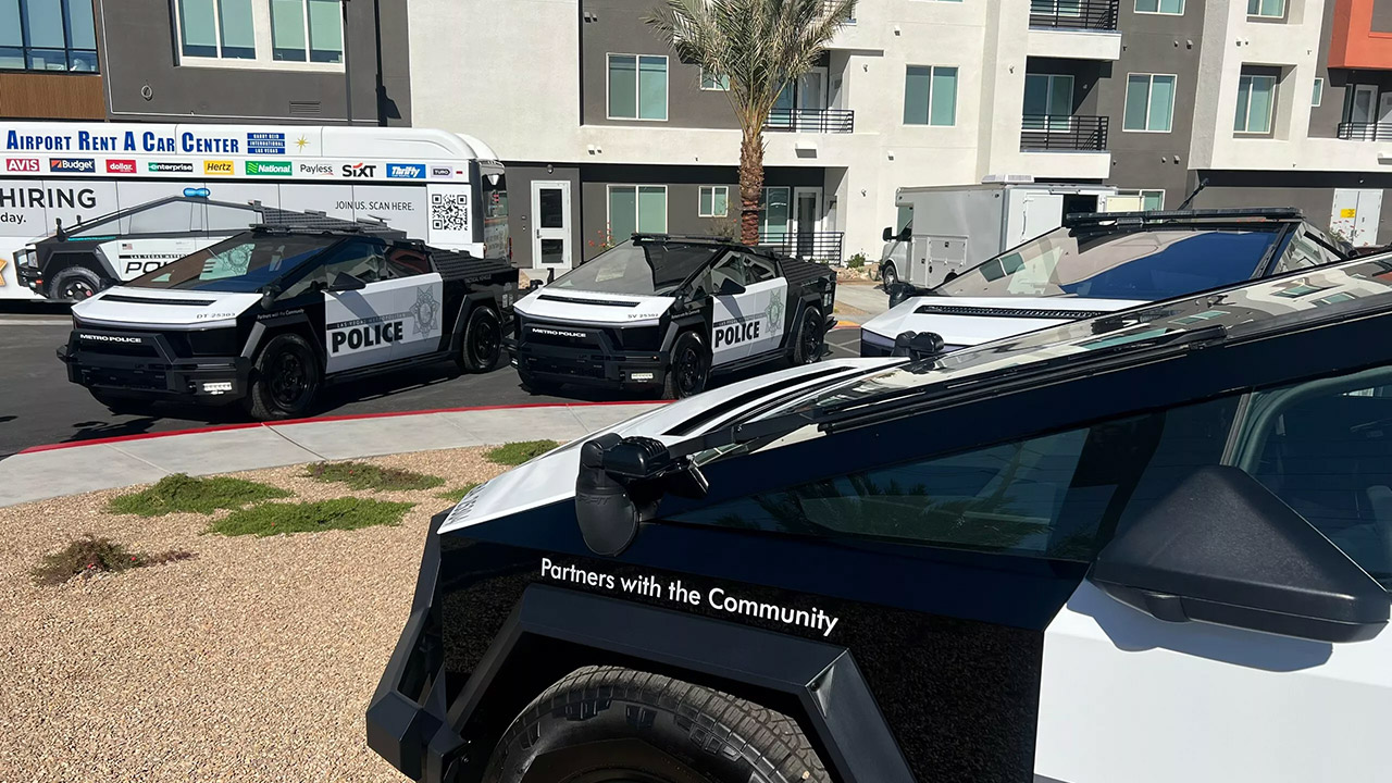 Las Vegas Police Tesla Cybertruck