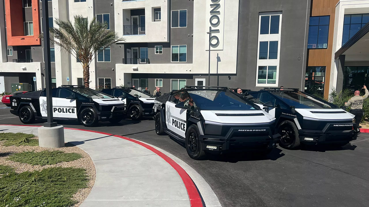 Las Vegas Police Tesla Cybertruck