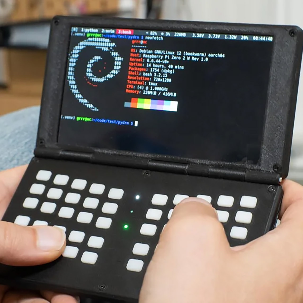 Handheld Raspberry Pi Zero 2 W Computer