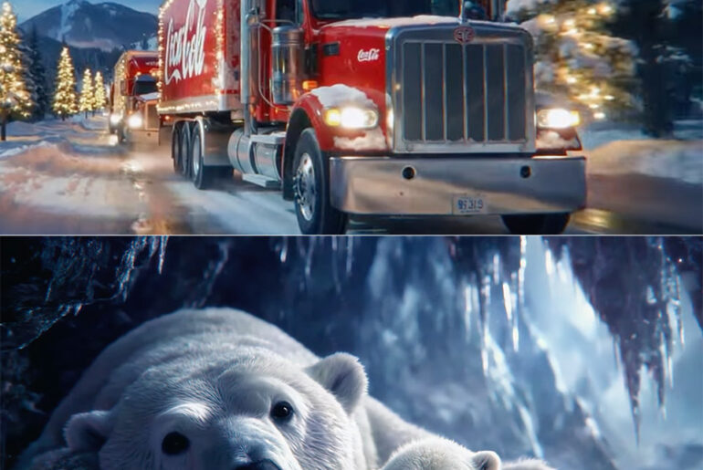 Coca-Cola Holidays are Coming AI Ad 2025
