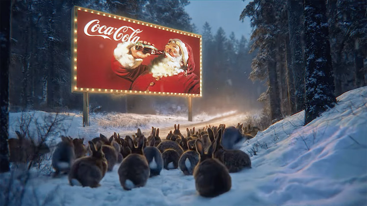 Coca-Cola Holidays are coming AI Ad 2025