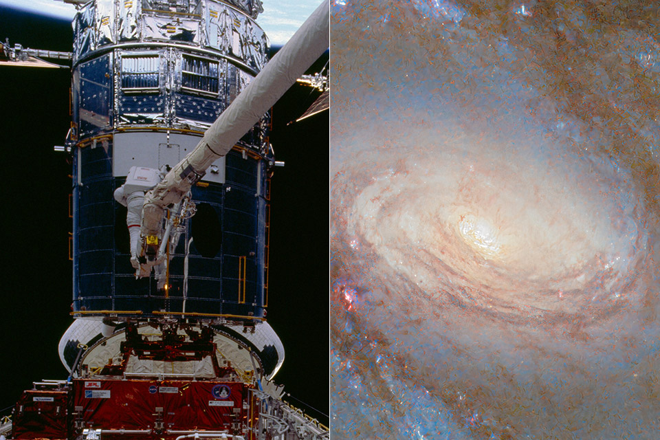 Hubble NGC 4102 Spiral Galaxy Great Bear