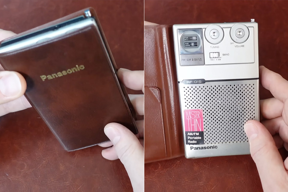 Panasonic Mister Thin RF-015 Radio CIA Spy Gadget
