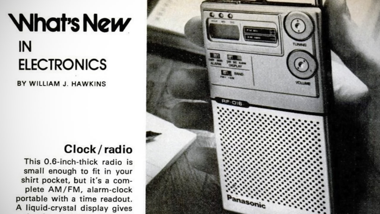 Panasonic Mister Thin RF-015 Radio CIA Spy Gadget