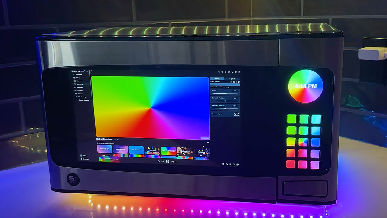 Real Microwave Gaming PC Mod