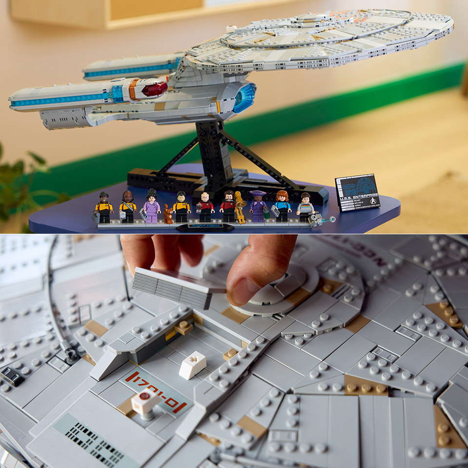 LEGO Icons Star Trek USS Enterprise NCC-1701-D 10356 Set
