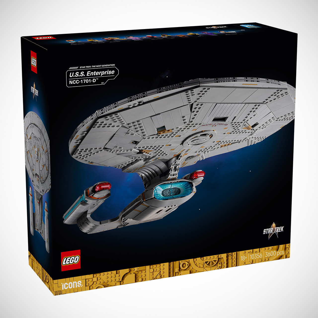 LEGO Icons Star Trek USS Enterprise NCC-1701-D 10356 Box