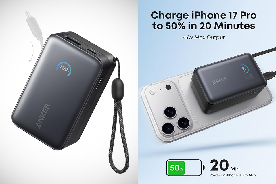 10,000mAh Anker Nano 45W Power Bank