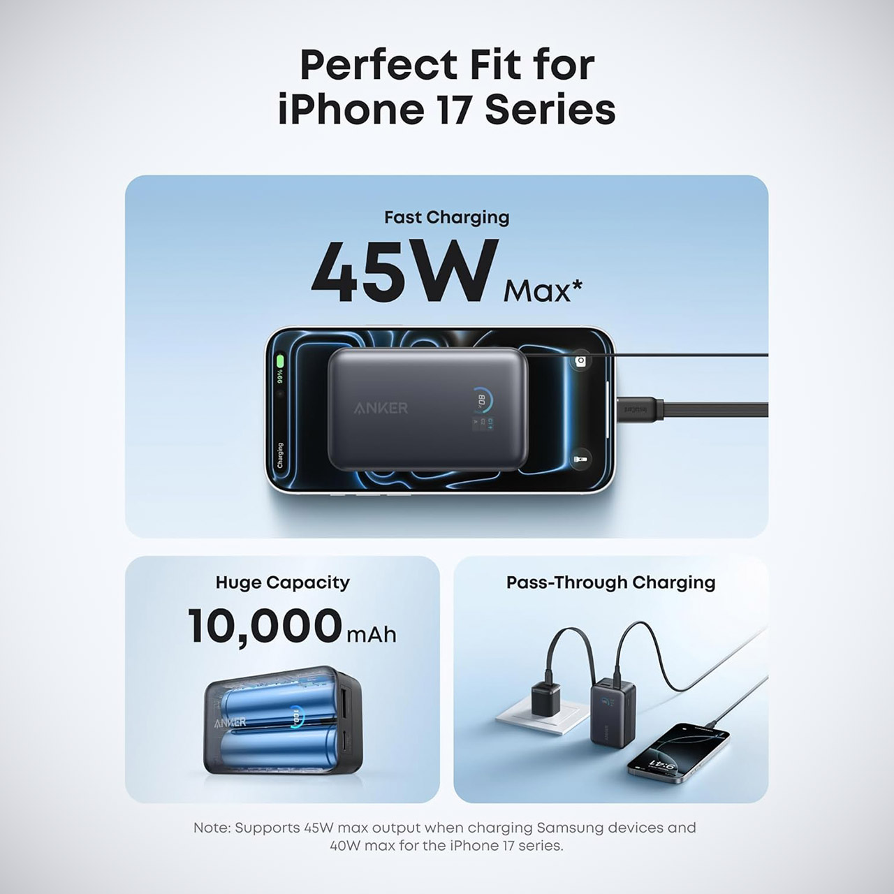 10,000mAh Anker Nano 45W Power Bank