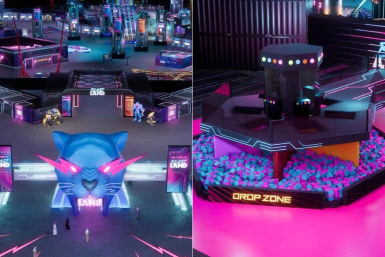 Pop-Up Mr. Beast Land Theme Park Riyadh Saudi Arabia