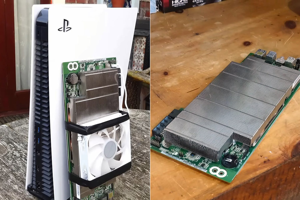 PlayStation 5 Linux Gaming PC Mod