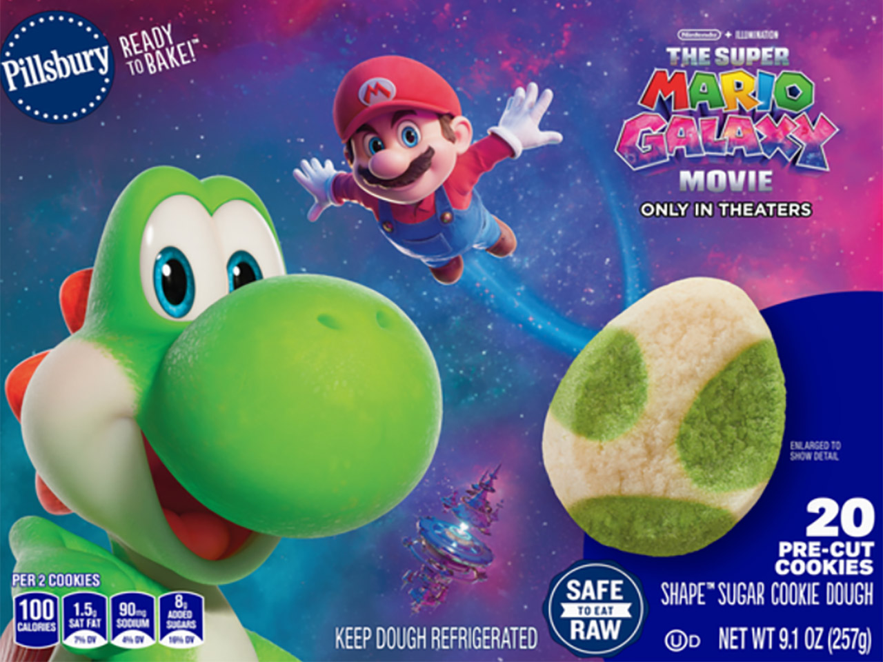 Yoshi Pillsbury Cookie Dough Leak Super Mario Galaxy Movie