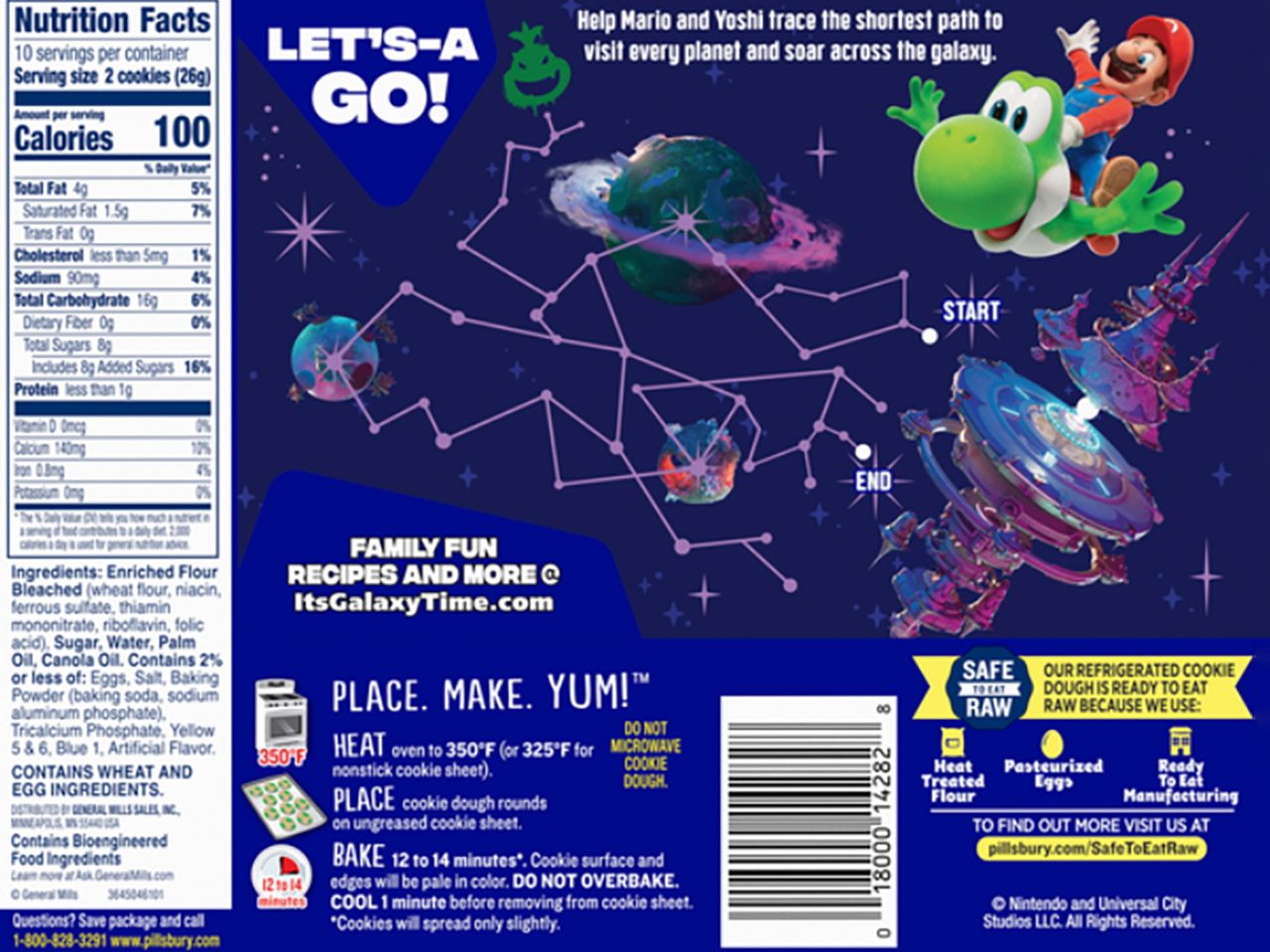 Yoshi Pillsbury Cookie Dough Leak Super Mario Galaxy Movie