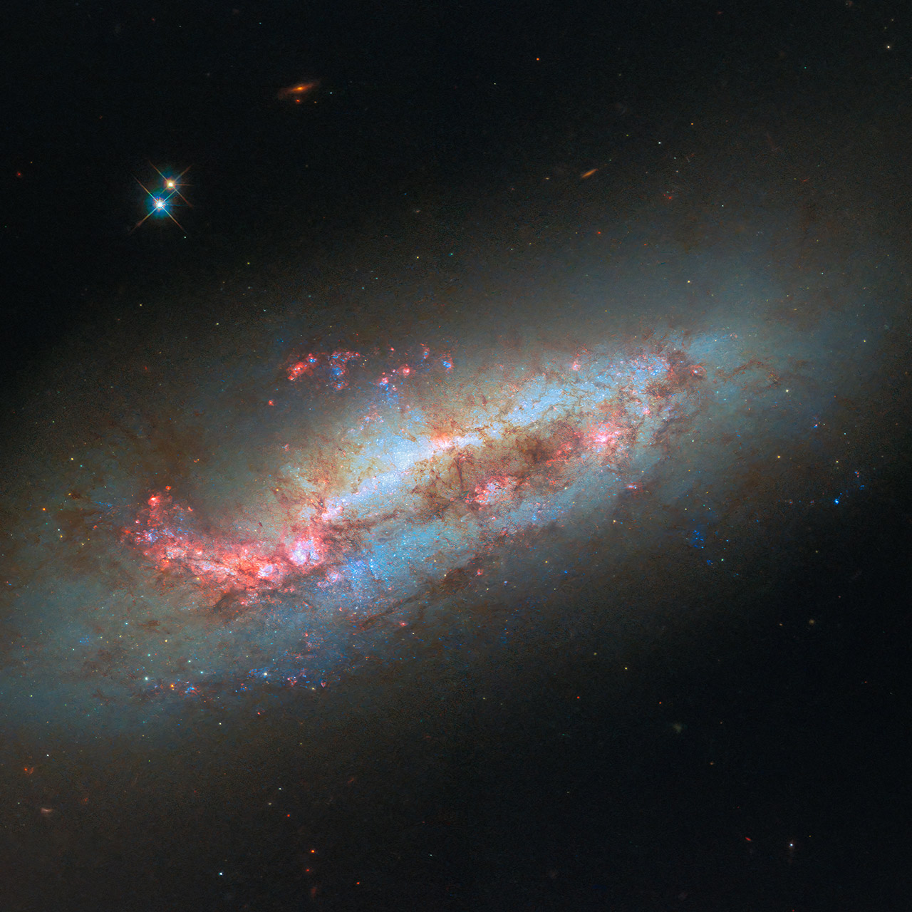 Hubble Space Telescope NGC 1511 Hydrus