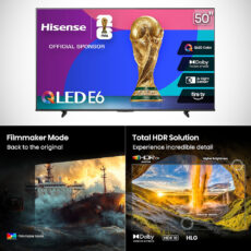 Hisense 50" E6 Cinema Series QLED 4K UHD Smart Fire TV