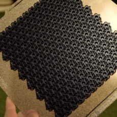 3D-Printed Chainmail Armor Experiment