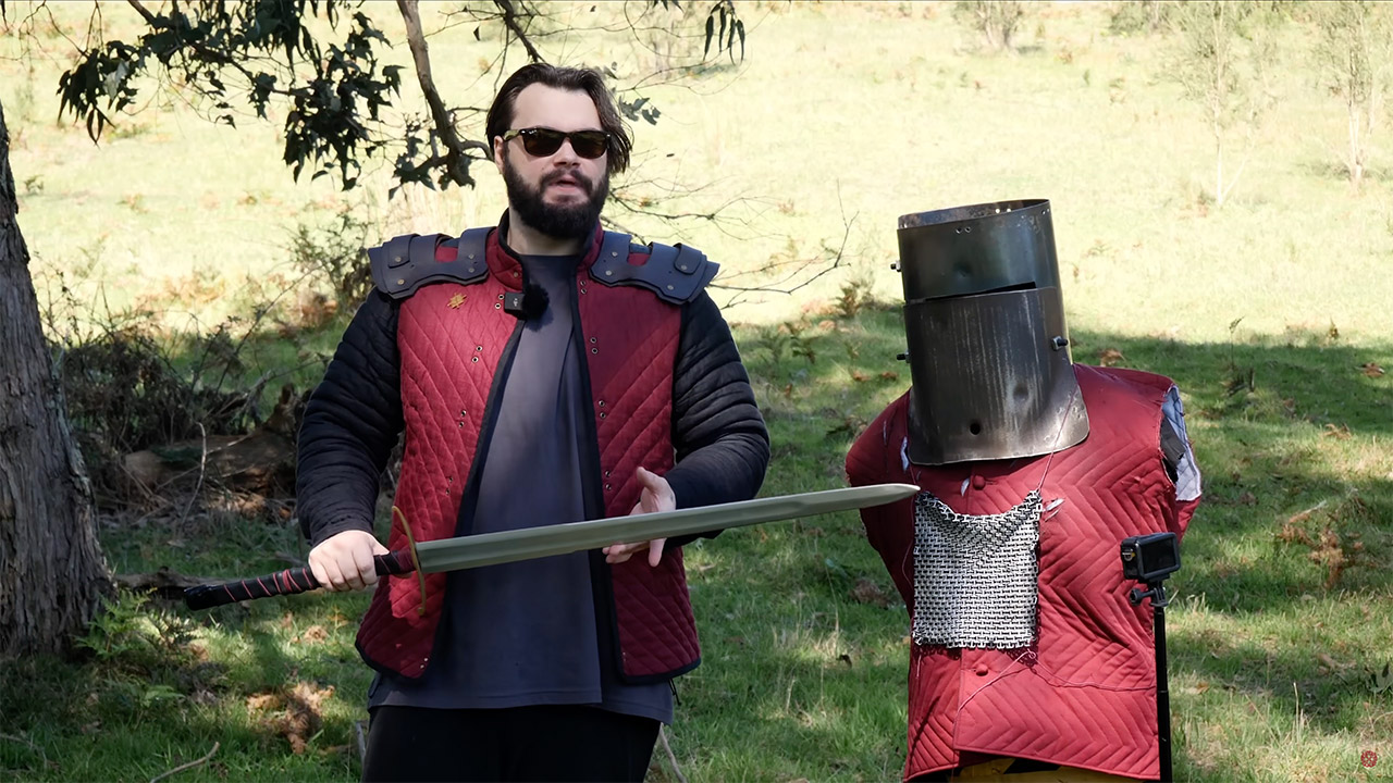 3D-Printed Chainmail Armor Experiment