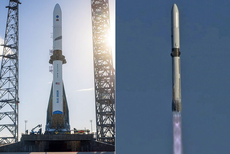 Blue Origin NG-2 New Glenn Mission Launch Mars