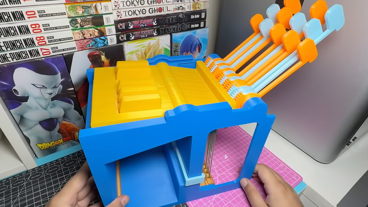 3D-Printed Working Piano
