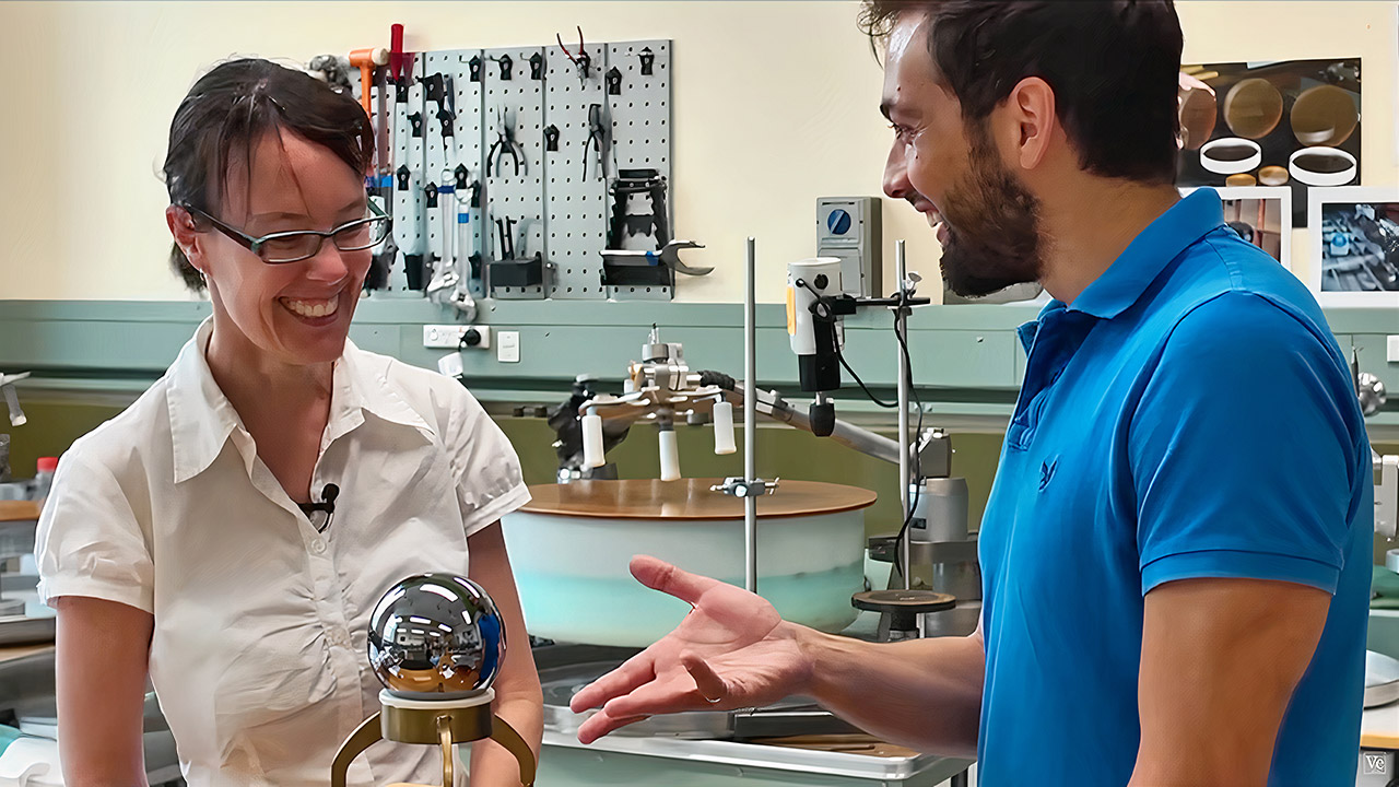 Avogadro Sphere World's Roundest Object