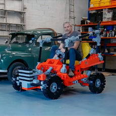3D-Printed LEGO Technic Dune Buggy