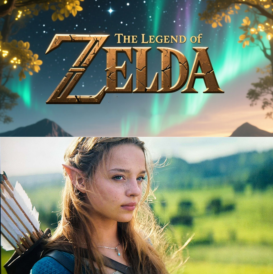 Nintendo Link Zelda Actors Official Photo Movie Bo Bragason