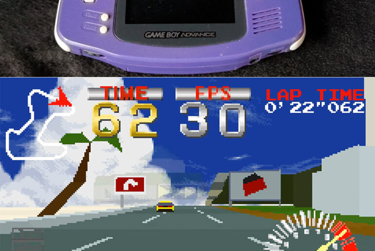 Ridge Racer Game Boy Advance Port